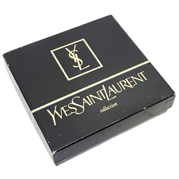 Yves Saint Laurent Purple Embossed Wallet - Picture 11 of 12